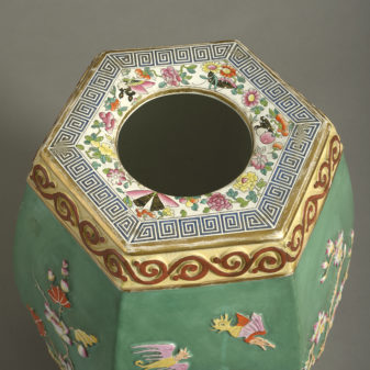 19th century porcelain garden seat