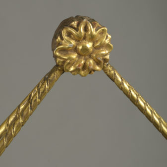 Pair of early 19th century regency hanging shelves