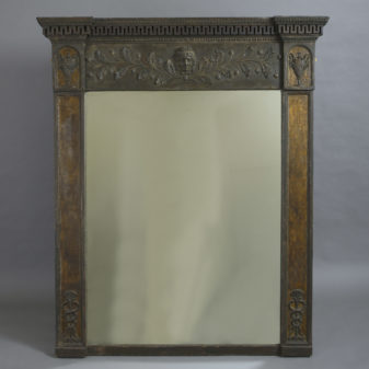 Large Regency Overmantel Mirror