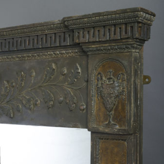 Large regency overmantel mirror