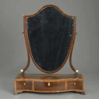 Late 18th century george iii period toilet mirror