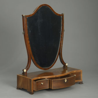 Late 18th century george iii period toilet mirror