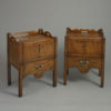 Pair of george iii bedside cabinets
