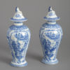 Pair of staffordshire vases