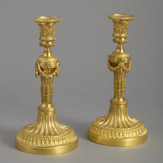 Pair of Ormolu Candlesticks