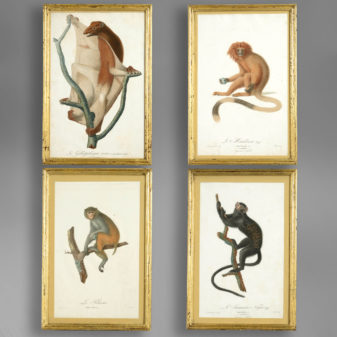 Four Monkey Prints