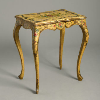 Ochre Rococo Table