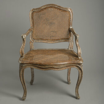 18th century louis xv period painted fauteuil armchair
