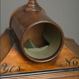 Early 19th century regency period mahogany ballot box