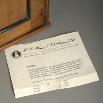 Regency ballot box