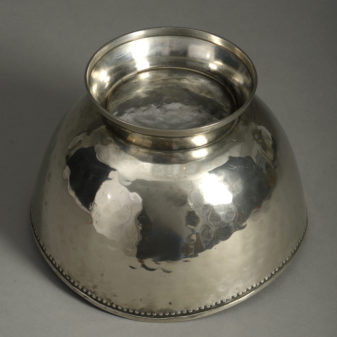 Scandinavian silvered bowl