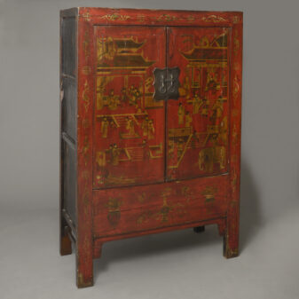 Red Lacquer Cabinet