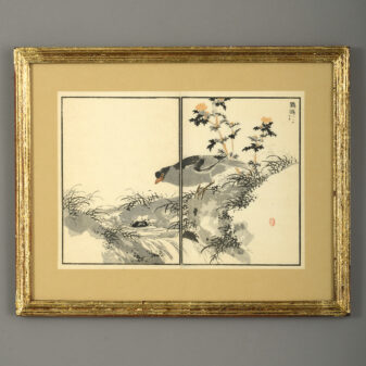 Nine Late 19th Century Meiji Period Woodblock Print