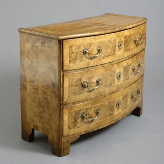 Louis xvi burr walnut commode