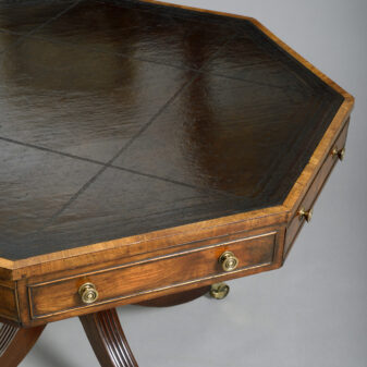 Early 19th century george iii period mahogany rent table