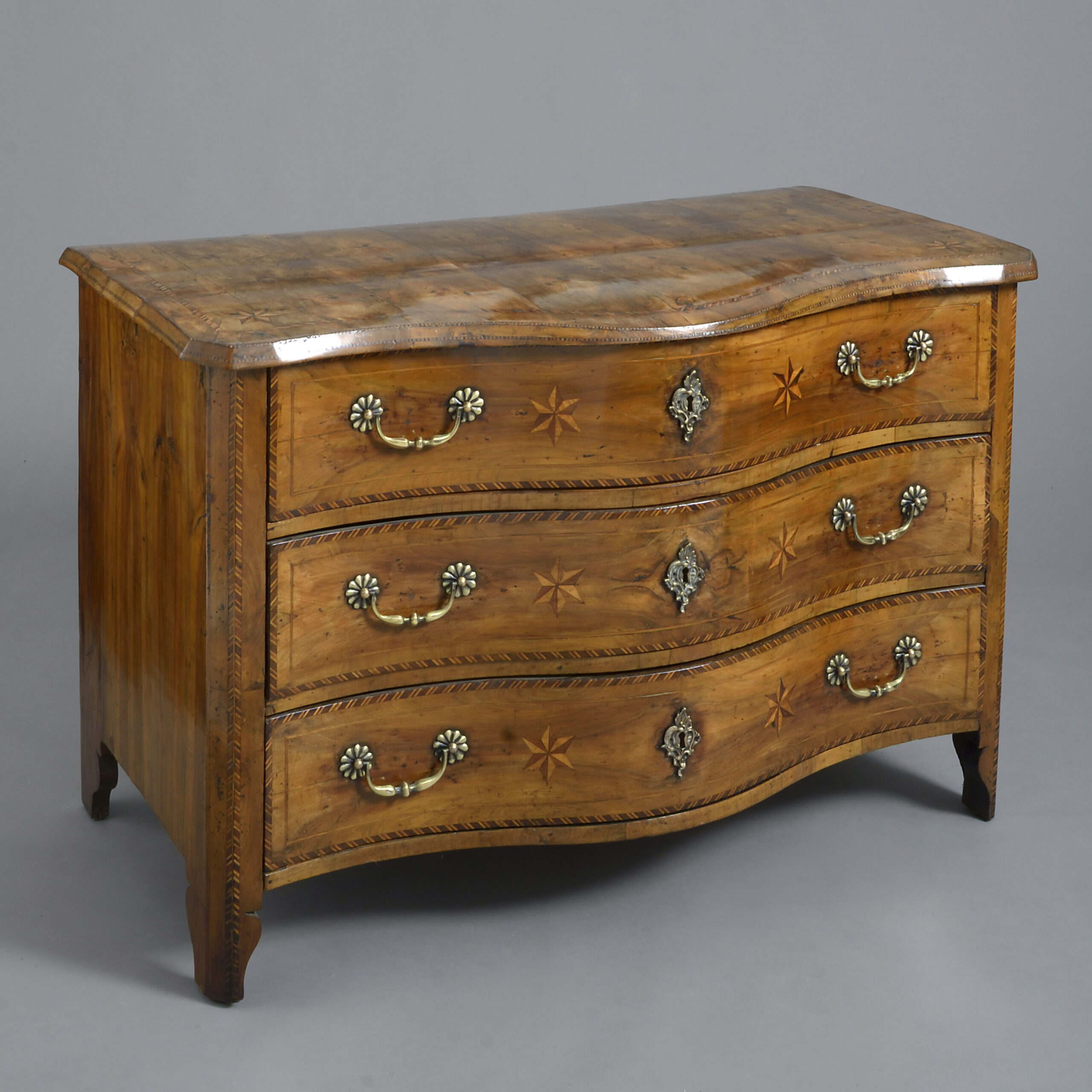 3799-65 North italian parquetry commode