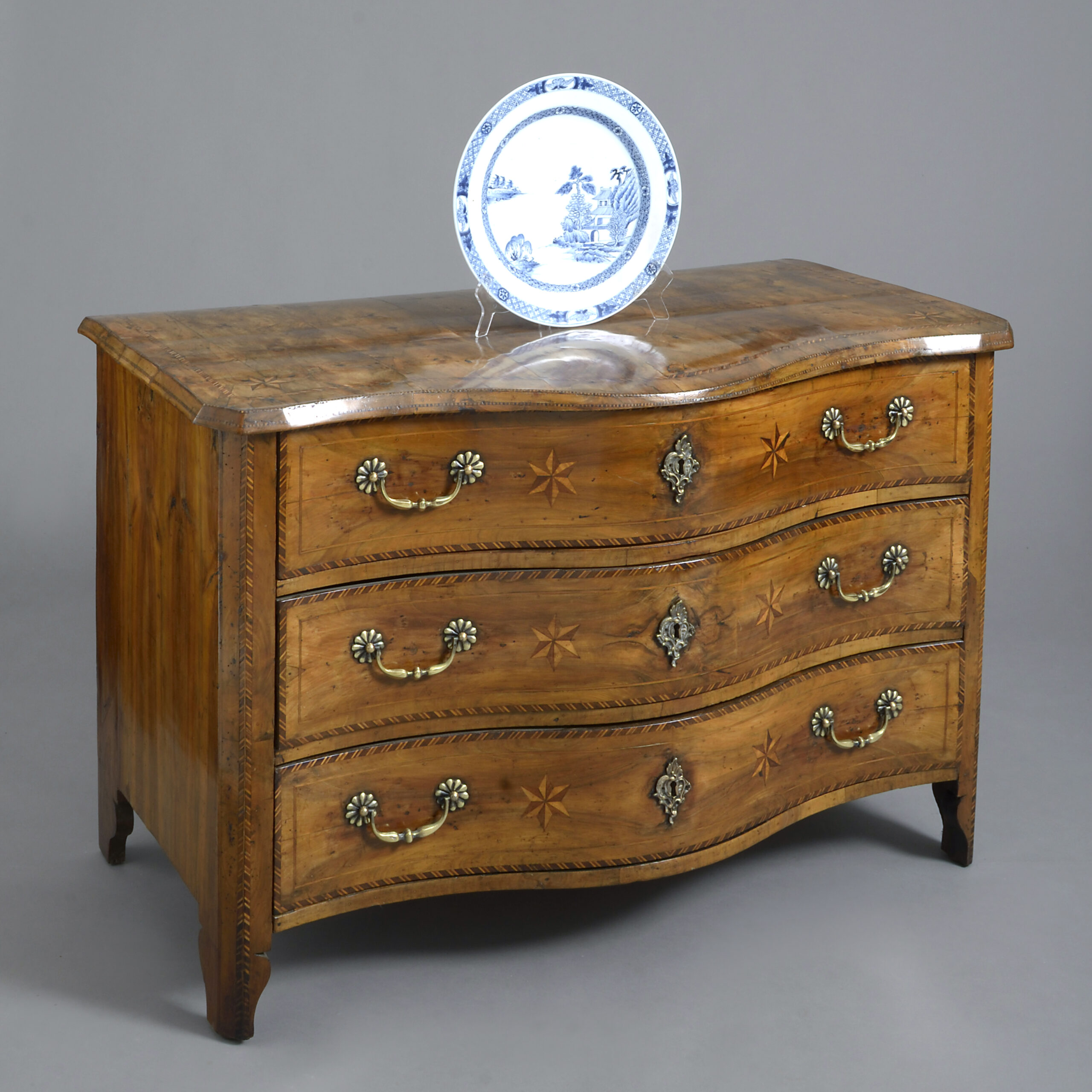 North Italian Parquetry Commode