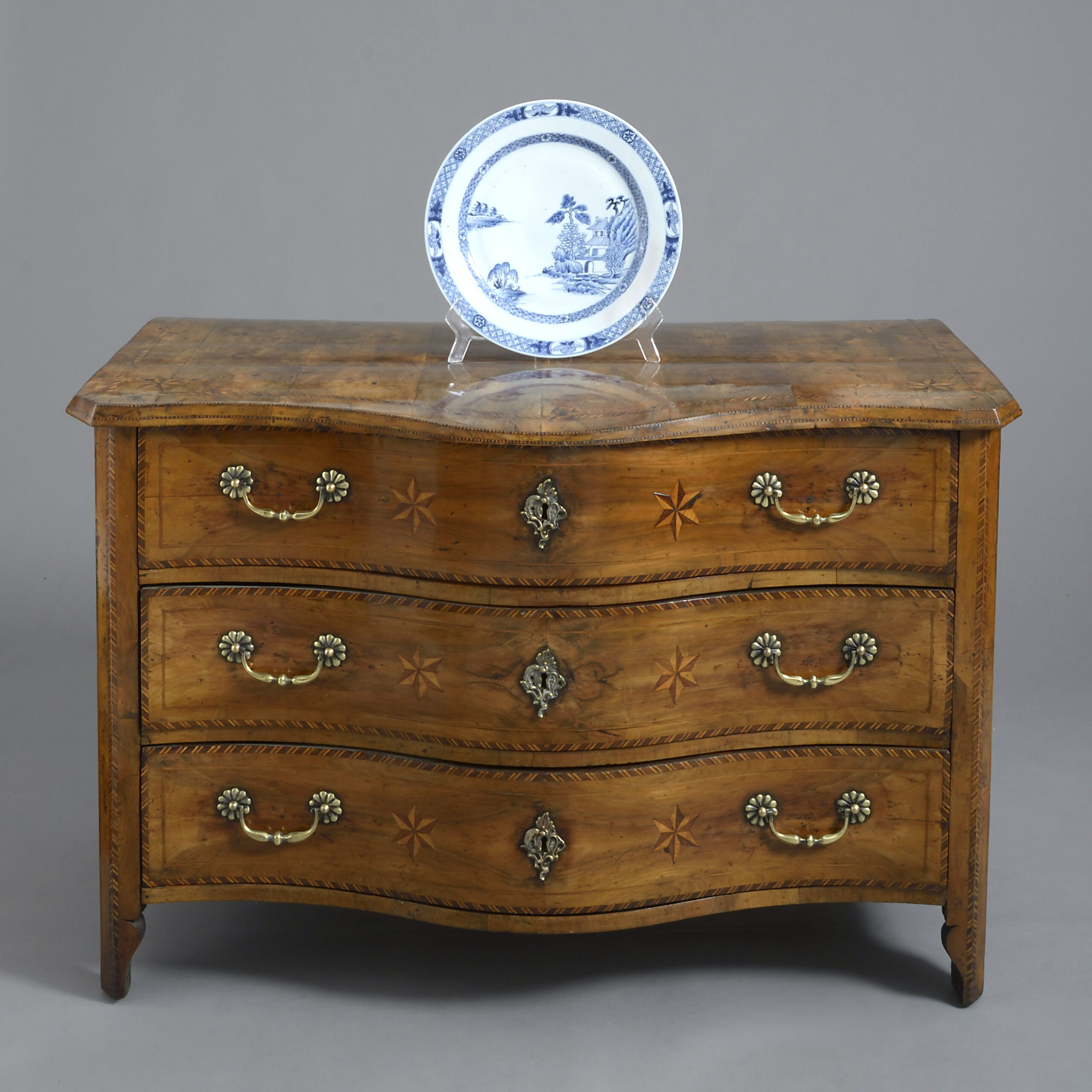 3799-67 North italian parquetry commode