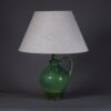 Green amphora vase lamp