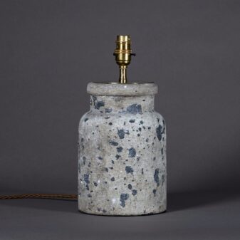 Stone pottery jar lamp