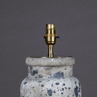 Stone pottery jar lamp