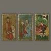 Three 19th Century Watercolour Depictions of Chinese Deities