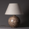 Mid-century century bulbous art vase lamp