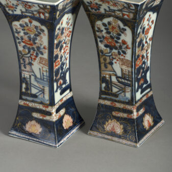 19th century samson imari porcelain vases