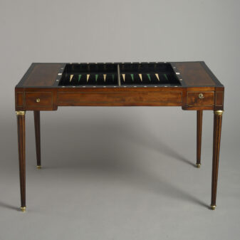 Late 18th Century Louis XVI Period Tric Trac Games Table