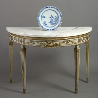Pair of important late 18th century console tables