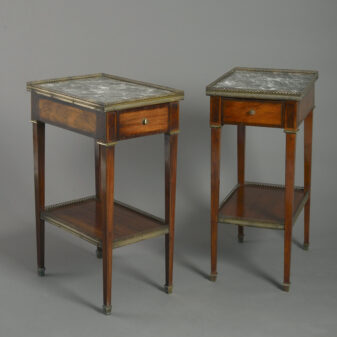 Pair of Louis XVI Style Bedside Tables