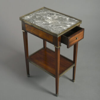 Pair of louis xvi style bedside tables