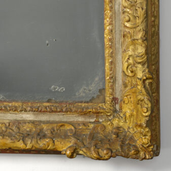 Early 18th century regence period giltwood mirror