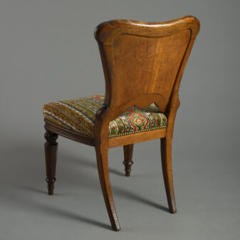 Mid-19th Century Victorian Period Oak Side Chair