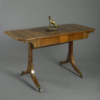 Late 18th century george iii period rosewood sofa table