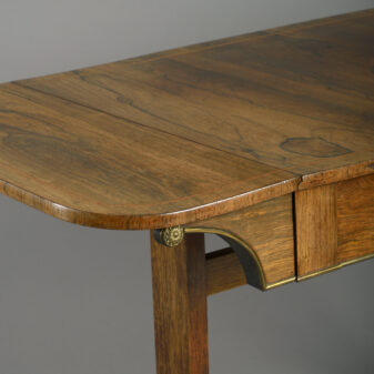 Late 18th century george iii period rosewood sofa table