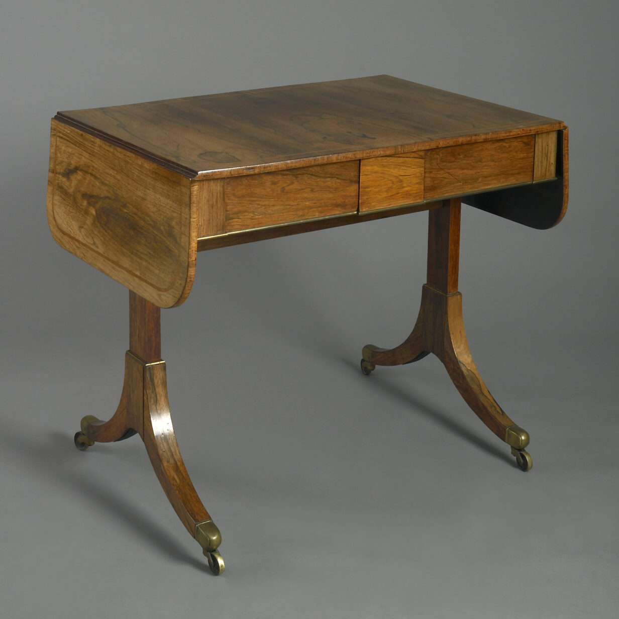 Late 18th century george iii period rosewood sofa table