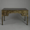 Early 20th Century Chinese Export Black Lacquer Desk