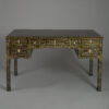 Early 20th century chinese export black lacquer desk