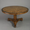Early 19th century empire period mahogany centre table