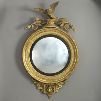 Regency Convex Mirror