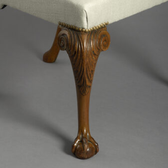 18th century irish george iii period mahogany side chair