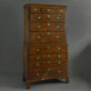 Early 18th century george i period burr walnut secretaire chest on chest 2 George i burr walnut secretaire chest on chest