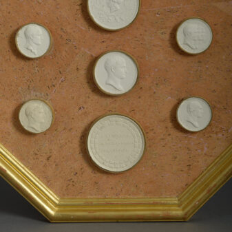 Pair of framed intaglios