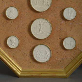 Pair of framed intaglios