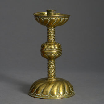17th Century Brass Candlestick
