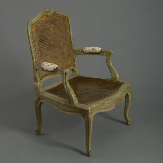 Pair of Louis XV Painted Armchairs
