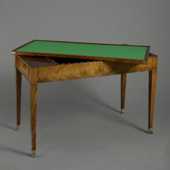 Late 18th century louis xvi period mahogany tric trac table