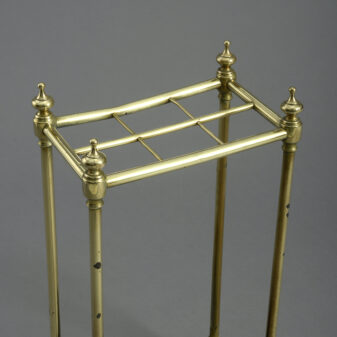 Victorian brass stick stand