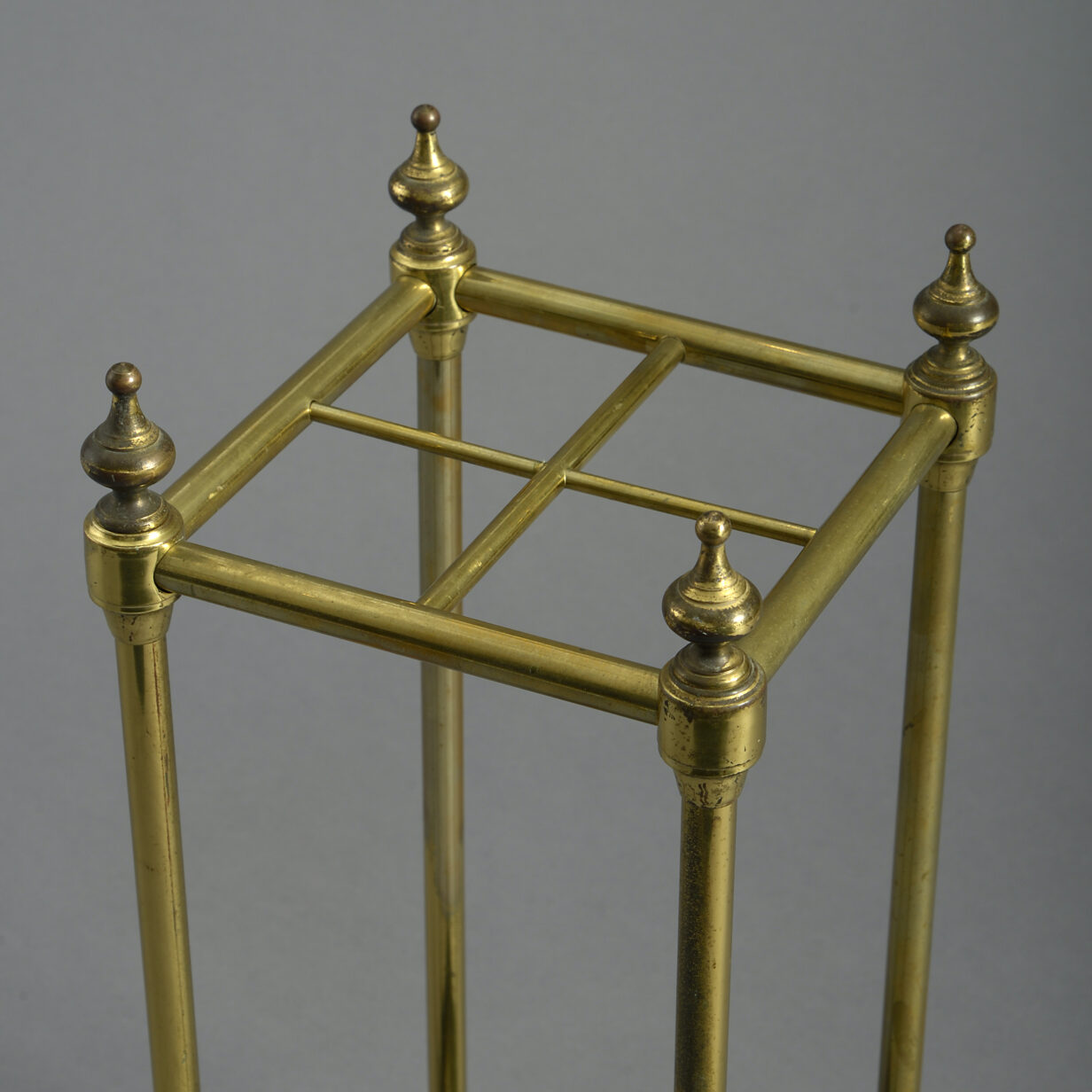 19th century victorian brass stick and umbrella stand
